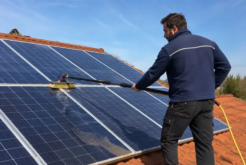 Nettoyage et entretien de panneaux solaires à Arue